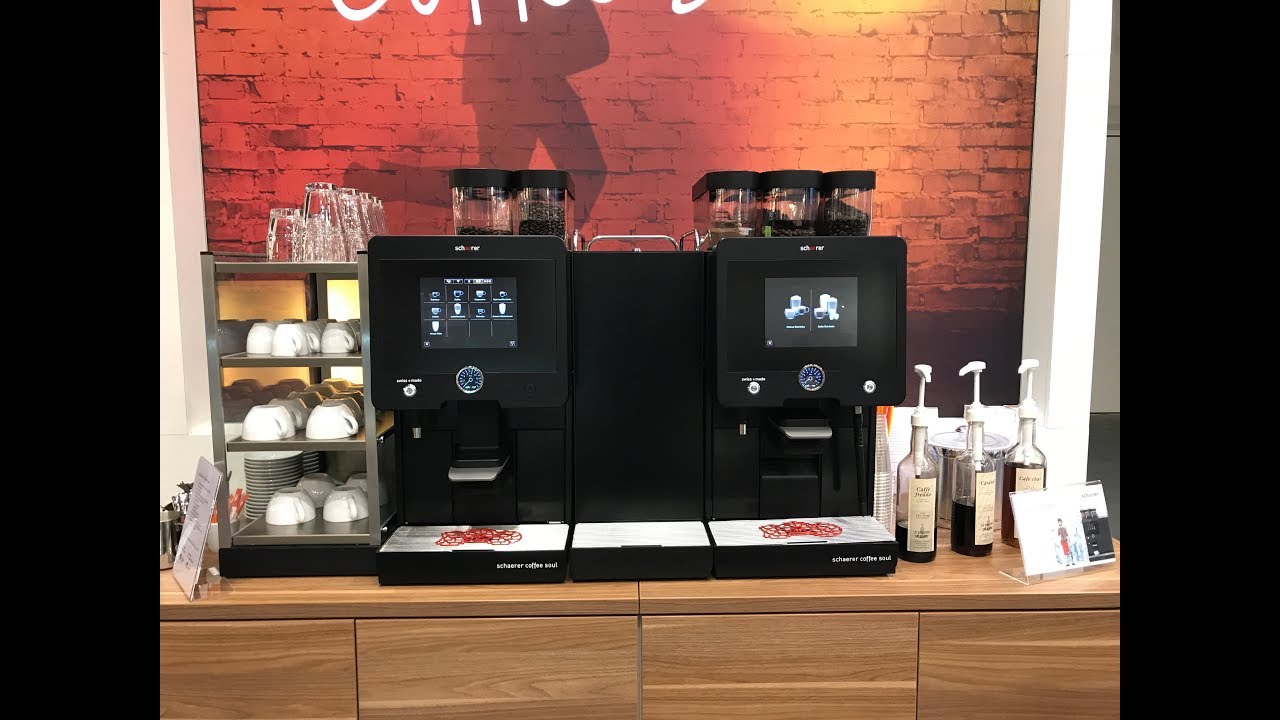 Schaerer volautomatische koffiemachines voor horeca