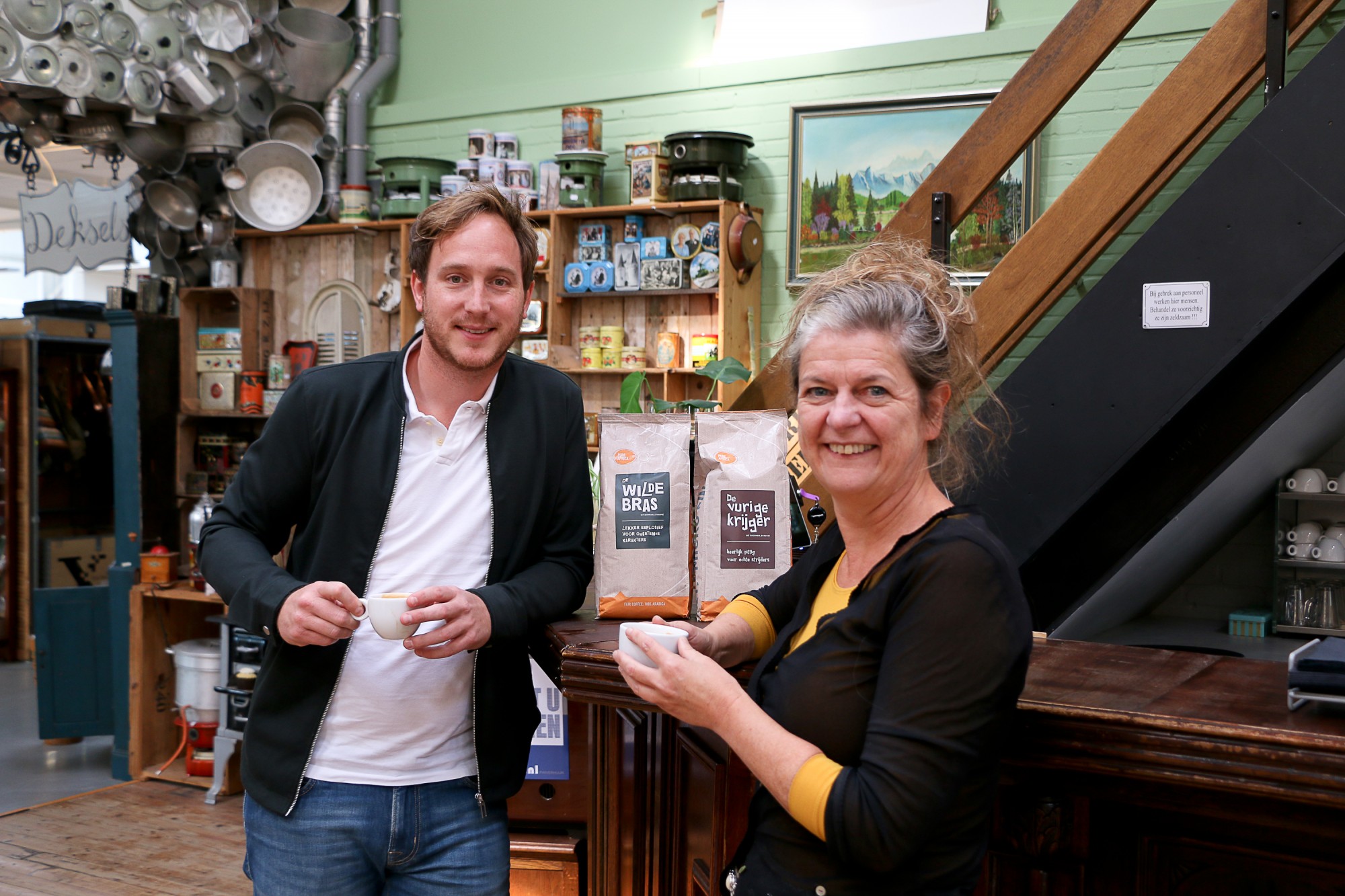 Stichting Kringloop Zwolle kiest voor eerlijke koffie van Pure Africa