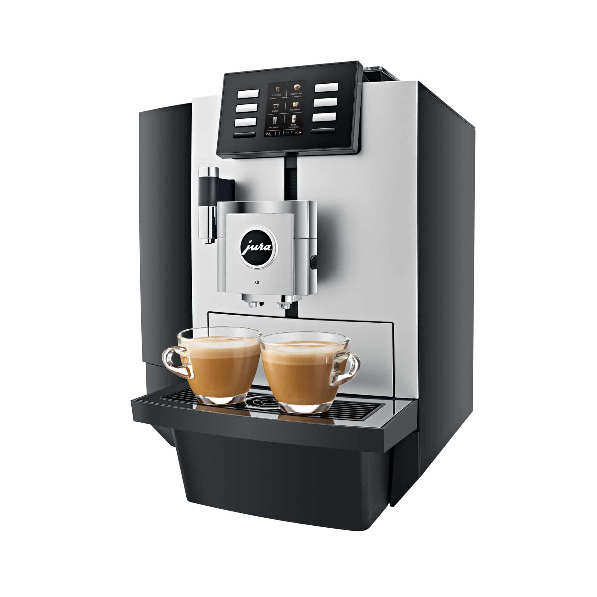 The most popular professional coffee machine for offices with 20 people. Lease or buy it and choose which of our five coffees you like best. 